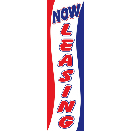 Now Leasing Drape Flag