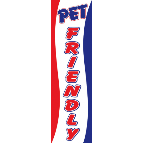 Pet Friendly Drape Flag