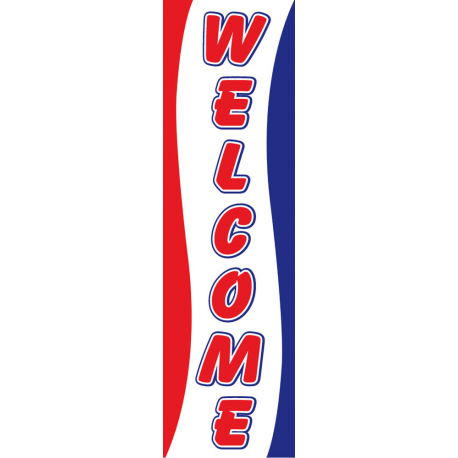 Welcome Drape Flag