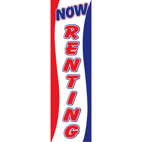 Now Renting Drape Flag