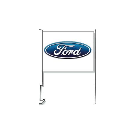 Ford Clip-On Car Flag. Qty 6