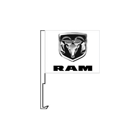 Ram Clip-On Car Flag. Qty 6