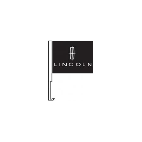 Lincoln Clip-On Car Flag. Qty 6
