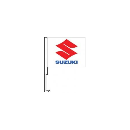 Suzuki Clip-On Car Flag. Qty 6