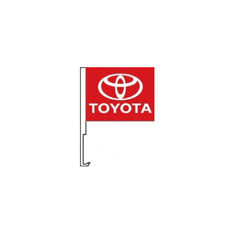 Toyota Clip-On Car Flag. Qty 6