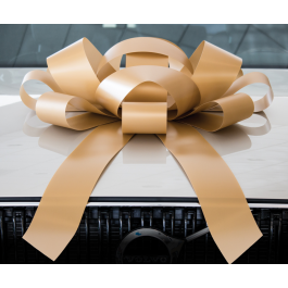 Giant Gold Magnetic Car Bow - Large 30 inch Size