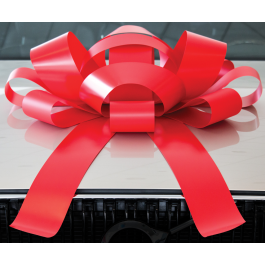 Giant Red Magnetic Car Bow - Large 30 inch Size