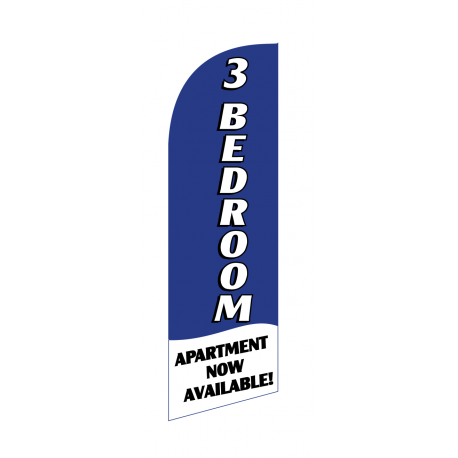 3 Bedroom Flag Kit Blue With Pole And Spike Sre-9012