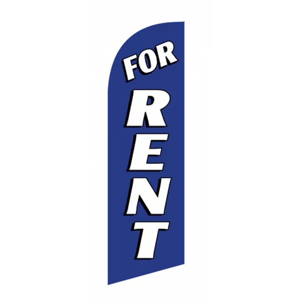Blue For Rent 6 ft feather flag
