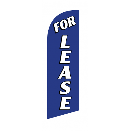 For Lease Flag Kit Blue With Pole And Spike Sre-9018