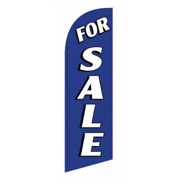 Blue For Sale 6 ft feather flag