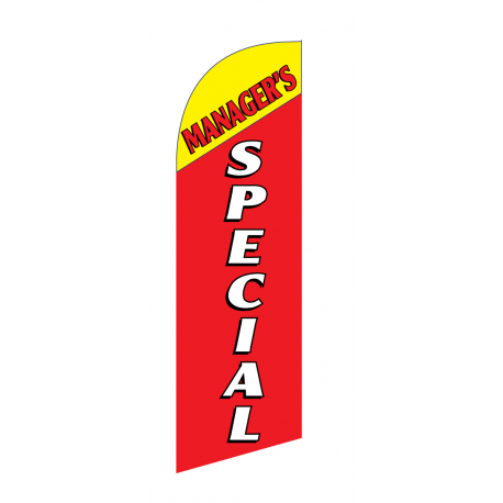 Managers Special Flag Kit Red With Pole And Spike Sre-9028