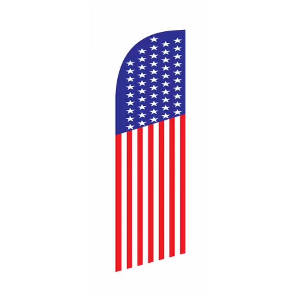 American 6 ft feather flag