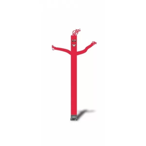 Red Wind-Wiggler inflatable tube man with moving arms