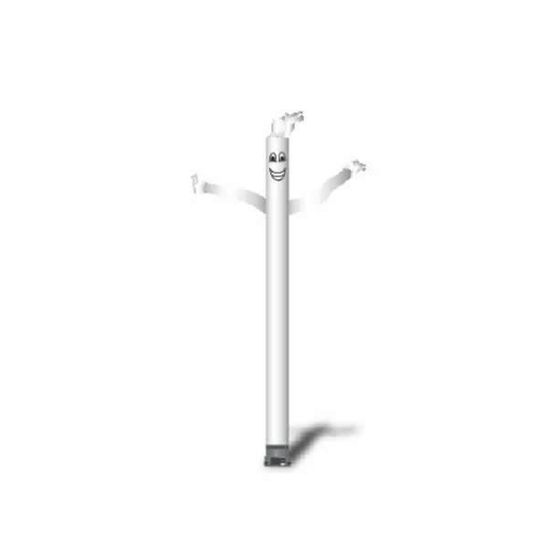 White Wind-Wiggler inflatable tube man with moving arms