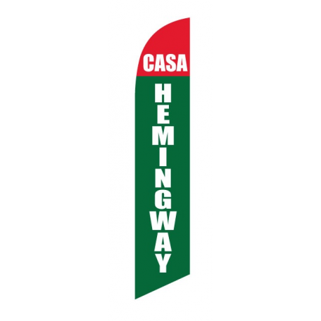 casa hemingway custom feather flag