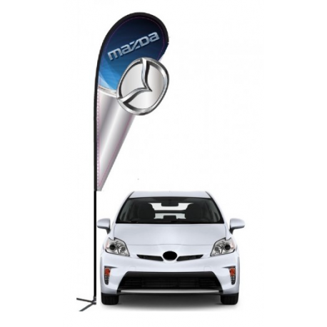 Mazda 3D Double-sided Teardrop Flag Kit #969