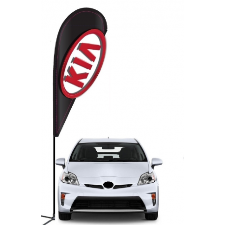 KIA 3D Double-sided Teardrop Flag Kit #969