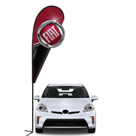 Fiat 3D Double-sided Teardrop Flag Kit #969