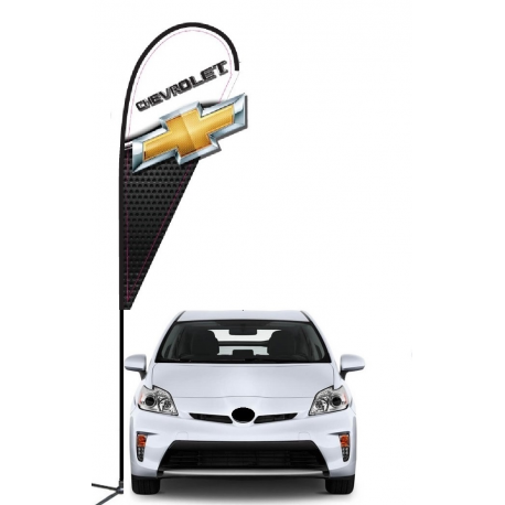 Chevrolet 3D Double-sided Teardrop Flag Kit #969