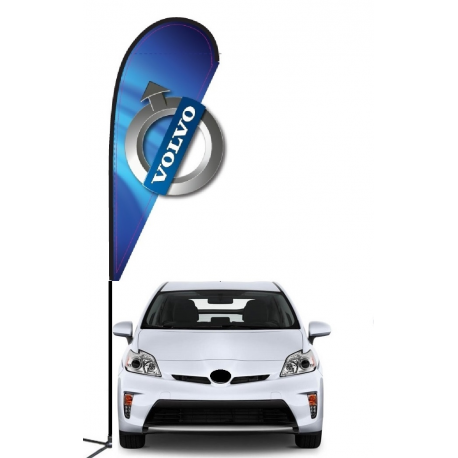 Volvo 3D Double-sided Teardrop Flag Kit #969