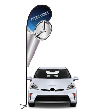 Mazda 3D Double-sided Teardrop Flag Kit #969