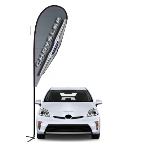 Chrysler 3D Double-sided Teardrop Flag Kit #969
