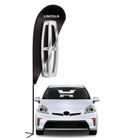 Lincoln 3D Double-sided Teardrop Flag Kit #969