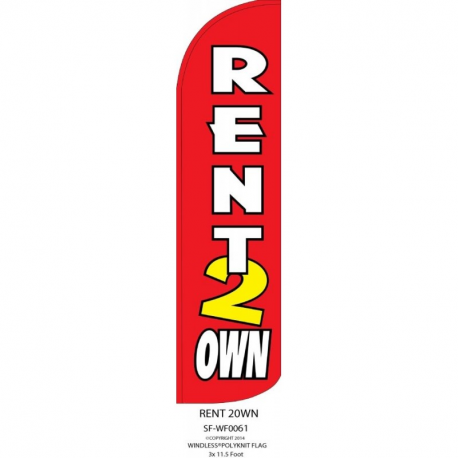 rent to own feather flag SF-WF0061