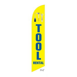 custom tools single-sided nsfb-style feather flag (no hardware)