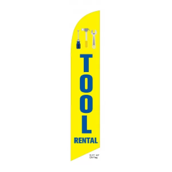 Tools Custom Single-Sided Feather Flag
