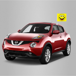 Smiley Face Clip On Car Flag. Qty 6.