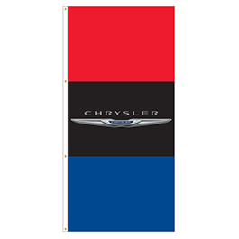 CHRYSLER Drape flag for Auto Dealers / Avenue Banner for Light Poles