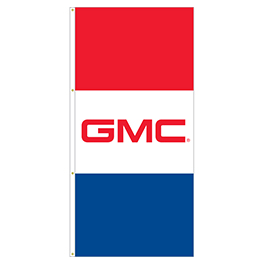 GMC Drape flag for Auto Dealers / Avenue Banner for Light Poles