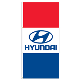 HYUNDAI Drape flag for Auto Dealers / Avenue Banner for Light Poles