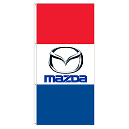 MAZDA Drape flag for Auto Dealers / Avenue Banner for Light Poles