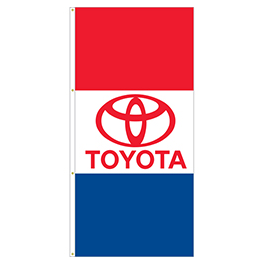 TOYOTA Drape flag for Auto Dealers / Avenue Banner for Light Poles