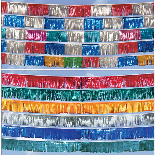 Metallic Fringe For Mardi Gras and Carnival Parade Floats
