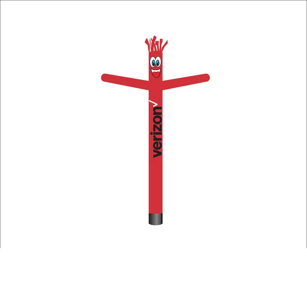 Verizon Wind-Wiggler inflatable tube man advertising design
