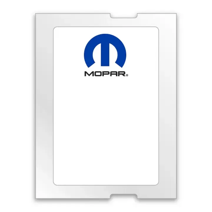 Mopar oil change service reminder stickers for GoDex RT200i and Zebra TLP2824+ printers