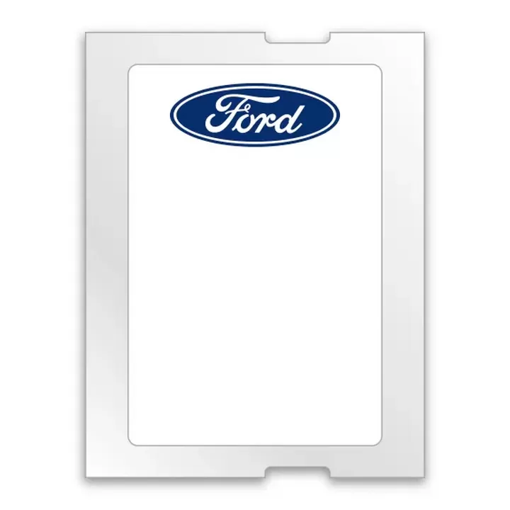 Ford oil change service reminder stickers for GoDex RT200i and Zebra TLP2824+ printers