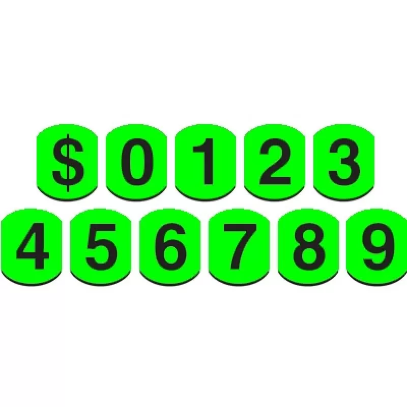 4 Inch Bubble Windshield Numbers | EZ106