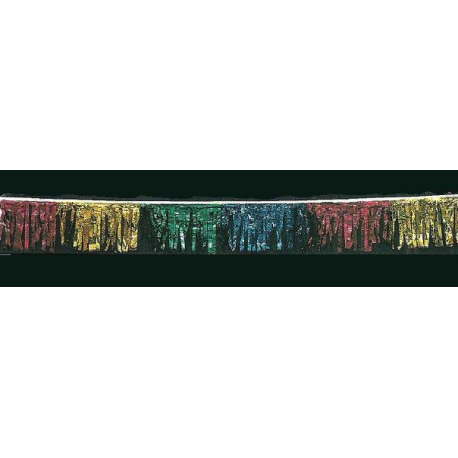 100 ft Multicolor Metallic Hula Streamer