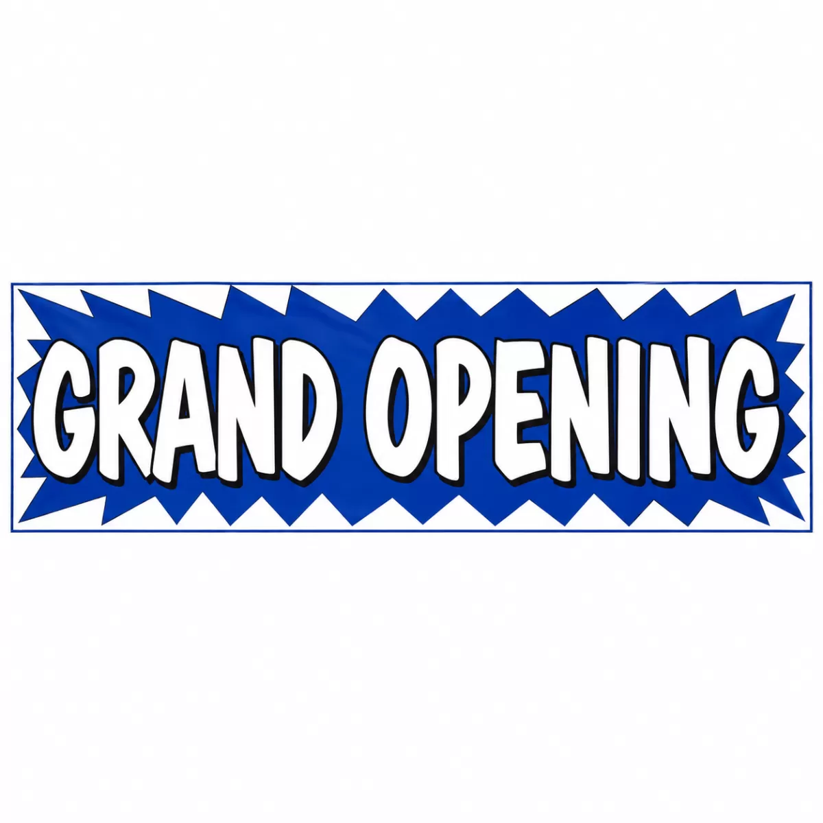 3 x 10 ft vinyl banner with GRAND OPENING message