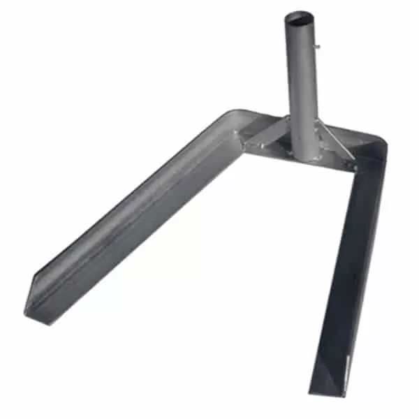 Large wheel base flagpole holder for truck and SUV tires
