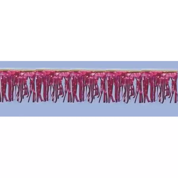 100 ft red metallic hula fringe streamer