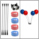 DuraBalloon four-balloon light pole display kit